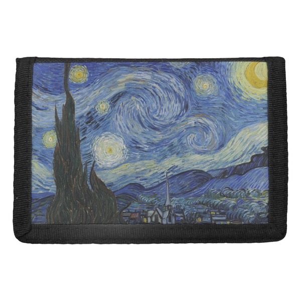 Custom The Starry Night (Van Gogh 1889) Trifold Wallet