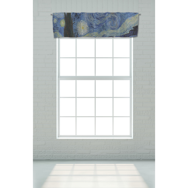 The Starry Night (Van Gogh 1889) Valance - On window