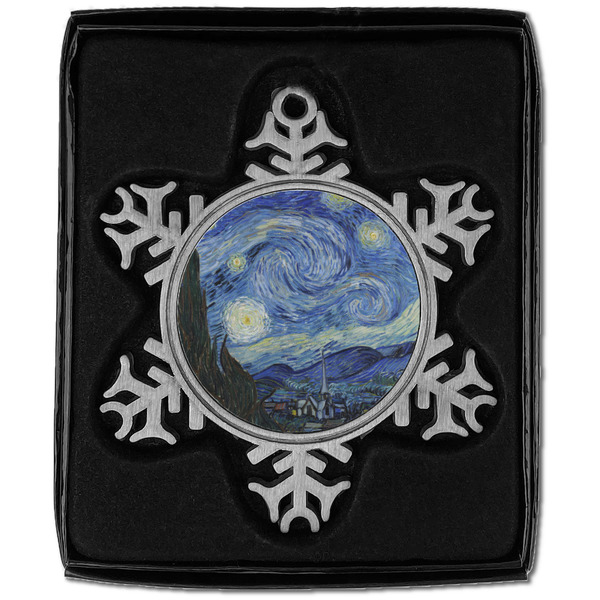 The Starry Night (Van Gogh 1889) Vintage Snowflake - In box