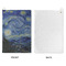 The Starry Night (Van Gogh 1889) Waffle Weave Golf Towel - Approval