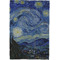 The Starry Night (Van Gogh 1889) Waffle Weave Towel - Full Color Print - Approval Image