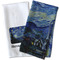 The Starry Night (Van Gogh 1889) Waffle Weave Towels - Two Print Styles