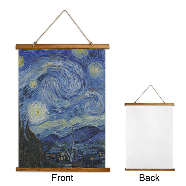 The Starry Night (Van Gogh 1889) Wall Hanging Tapestry - Portrait - APPROVAL