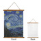 The Starry Night (Van Gogh 1889) Wall Hanging Tapestry - Portrait - APPROVAL