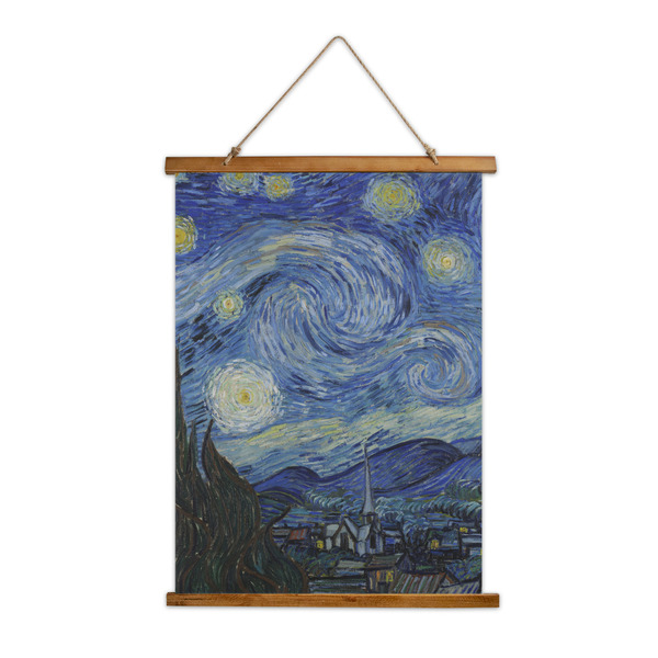 Custom The Starry Night (Van Gogh 1889) Wall Hanging Tapestry - Tall