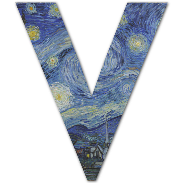 Custom The Starry Night (Van Gogh 1889) Letter Decal - Large