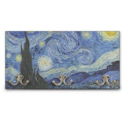 The Starry Night (Van Gogh 1889) Wall Mounted Coat Rack