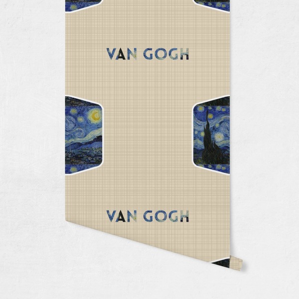 The Starry Night (Van Gogh 1889) Wallpaper on Wall