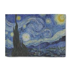 The Starry Night (Van Gogh 1889) Washable Area Rug