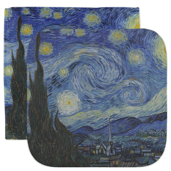 Custom The Starry Night (Van Gogh 1889) Facecloth / Wash Cloth