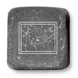 The Starry Night (Van Gogh 1889) Whiskey Stone Set - Set of 9
