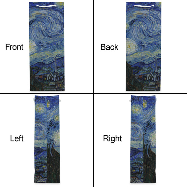 The Starry Night (Van Gogh 1889) Wine Gift Bag - Gloss - Approval