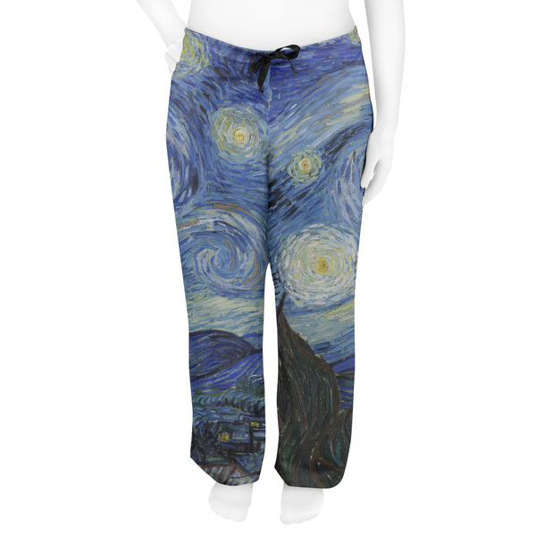 The Starry Night (Van Gogh 1889) Women's Pj on model - Front