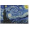 The Starry Night (Van Gogh 1889) Basket Weave Floor Mat