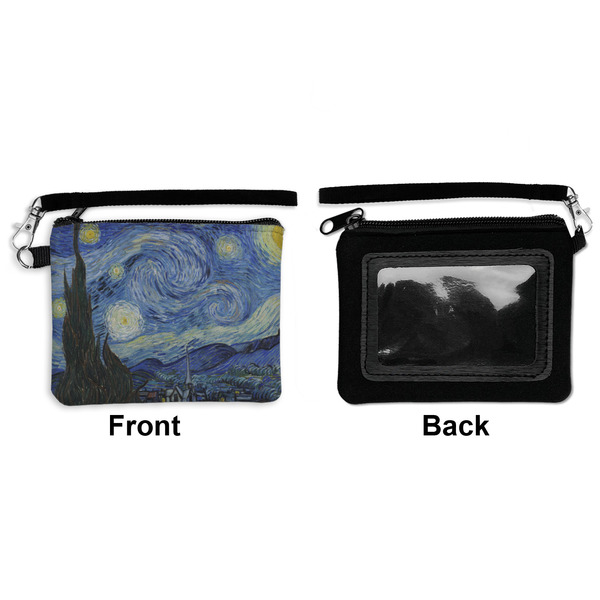 The Starry Night (Van Gogh 1889) Wristlet ID Cases - Front & Back