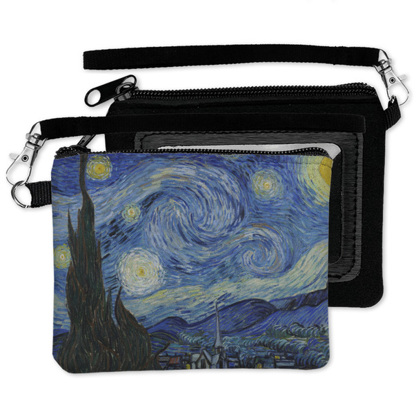 The Starry Night (Van Gogh 1889) Wristlet ID Cases - MAIN