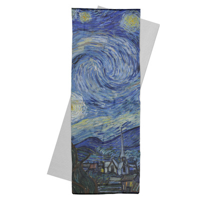 The Starry Night (Van Gogh 1889) Yoga Mat Towel