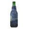 The Starry Night (Van Gogh 1889) Zipper Bottle Cooler - FRONT (bottle)