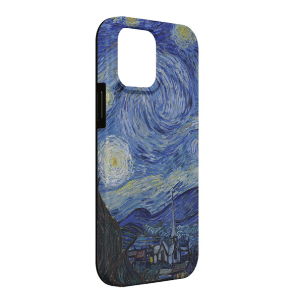 Custom The Starry Night (Van Gogh 1889) iPhone Case - Rubber Lined - iPhone 13 Pro Max