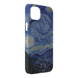 The Starry Night (Van Gogh 1889) iPhone Case - Plastic - iPhone 14 Plus