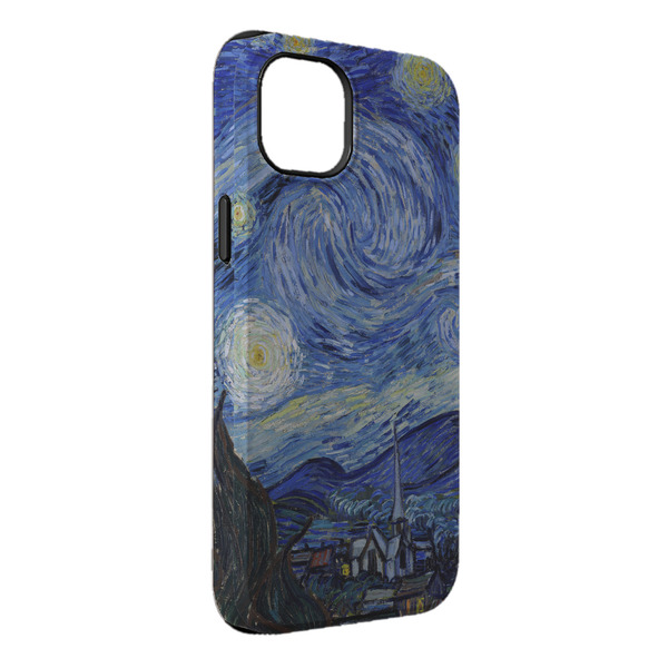 Custom The Starry Night (Van Gogh 1889) iPhone Case - Rubber Lined - iPhone 14 Plus