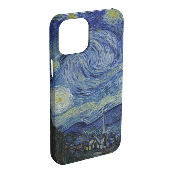 Custom The Starry Night (Van Gogh 1889) iPhone Case - Plastic
