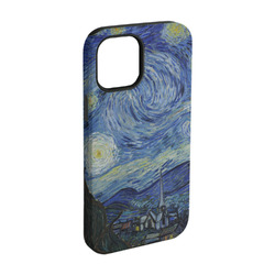 The Starry Night (Van Gogh 1889) iPhone Case - Rubber Lined - iPhone 15 Pro