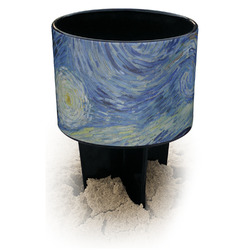 The Starry Night (Van Gogh 1889) Black Beach Spiker Drink Holder