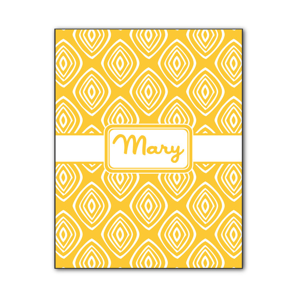 Custom Tribal Diamond Wood Print - 11x14 (Personalized)