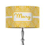 Tribal Diamond 12" Drum Lamp Shade - Fabric (Personalized)