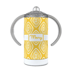 Tribal Diamond 12 oz Stainless Steel Sippy Cup (Personalized)