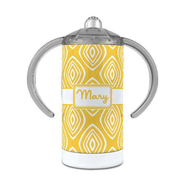 Custom Tribal Diamond 12 oz Stainless Steel Sippy Cup (Personalized)
