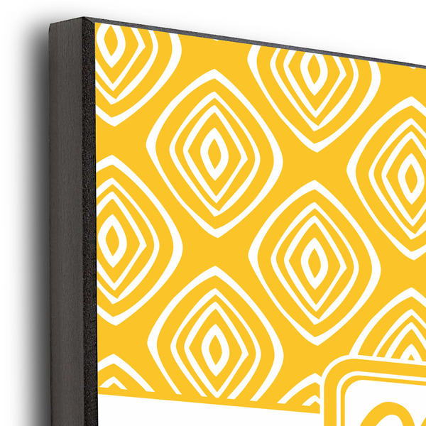 Tribal Diamond 12x12 Wood Print - Closeup