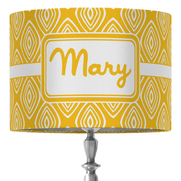 Custom Tribal Diamond 16" Drum Lamp Shade - Fabric (Personalized)