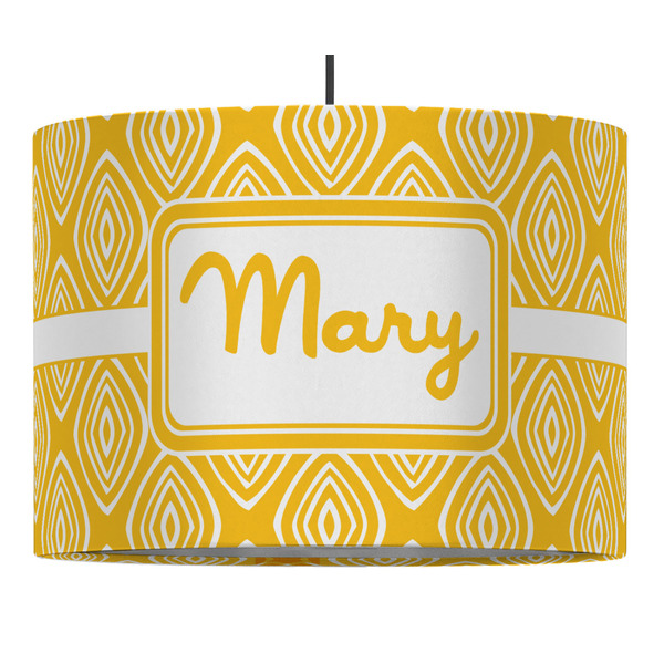 Tribal Diamond 16" Drum Lampshade - PENDANT (Fabric)