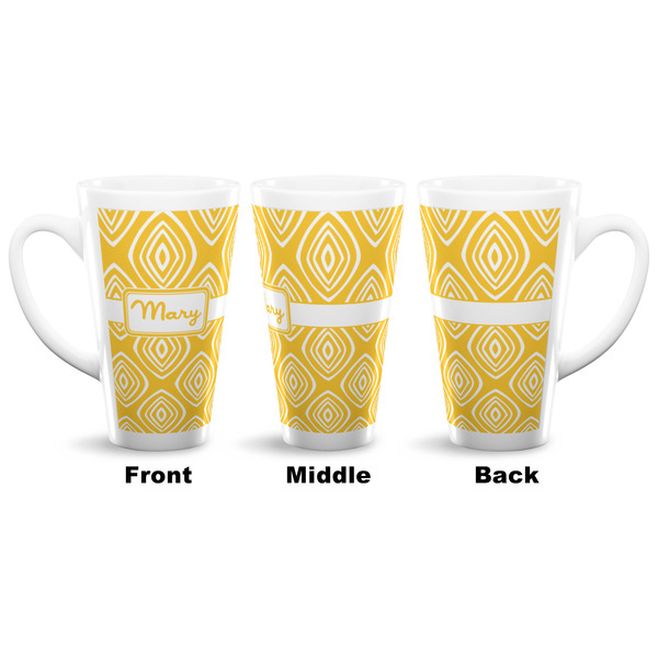 Tribal Diamond 16 Oz Latte Mug - Approval