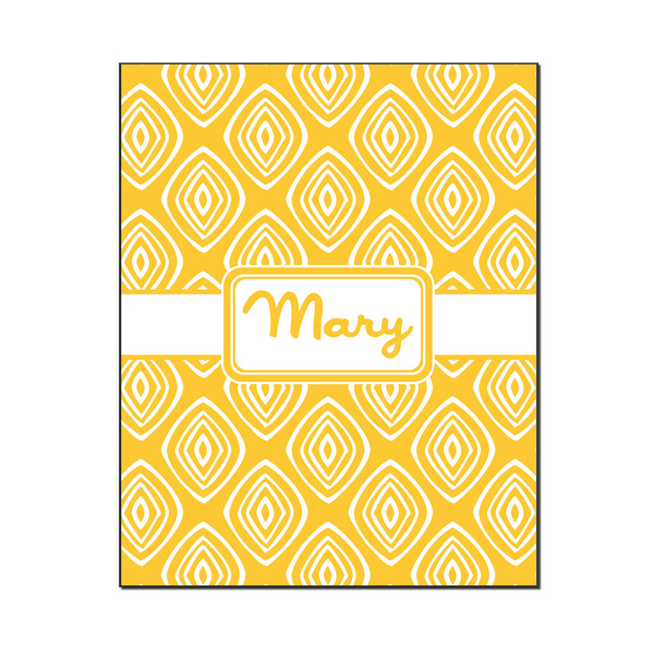 Custom Tribal Diamond Wood Print - 16x20 (Personalized)