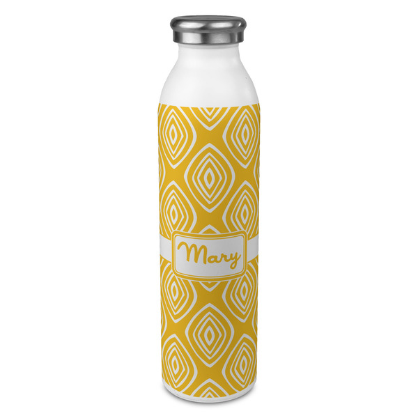 Custom Tribal Diamond 20oz Stainless Steel Water Bottle - Full Print (Personalized)