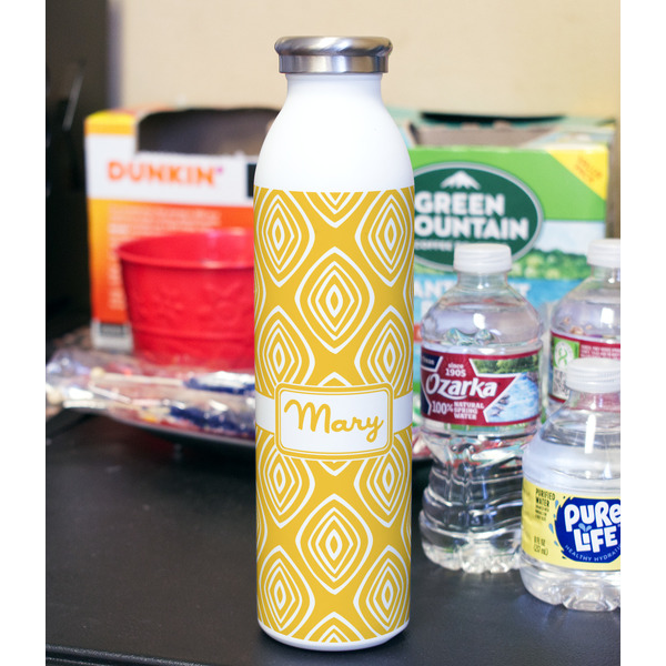 Tribal Diamond 20oz Water Bottles - Full Print - In Context