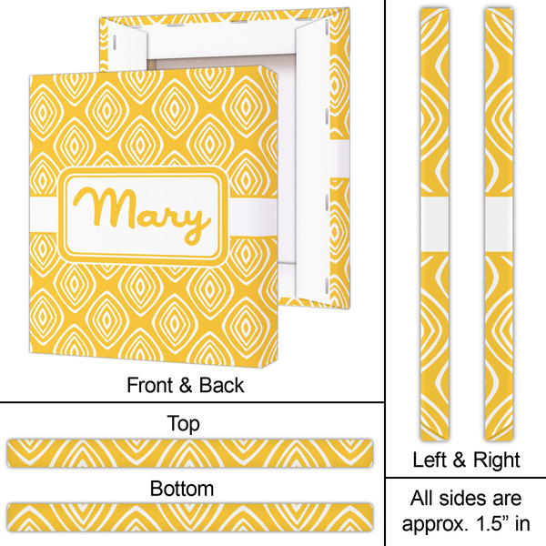 Tribal Diamond 20x24 - Canvas Print - Approval