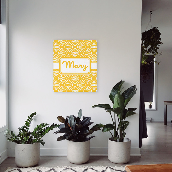 Tribal Diamond 20x24 - Canvas Print - In Context