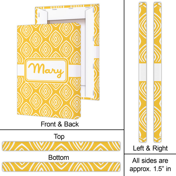 Tribal Diamond 20x30 - Canvas Print - Approval