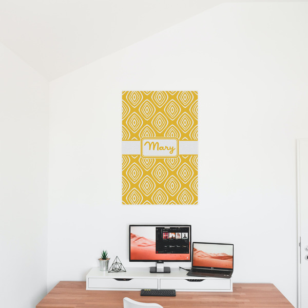 Tribal Diamond 20x30 - Matte Poster - On the Wall