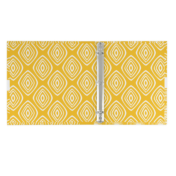 Tribal Diamond 3 Ring Binders - Full Wrap - 1" - OPEN INSIDE