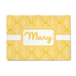 Tribal Diamond 4' x 6' Indoor Area Rug (Personalized)