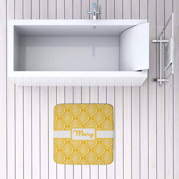 Tribal Diamond 48x48 Foam Memory Mat - LIFESTYLE