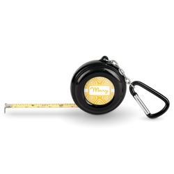 Tribal Diamond Pocket Tape Measure - 6 Ft w/ Carabiner Clip (Personalized)