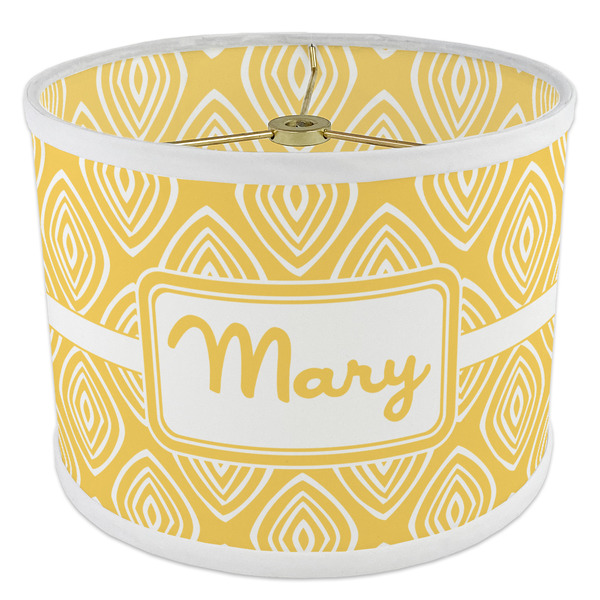 Tribal Diamond 8" Drum Lampshade - ANGLE Poly-Film