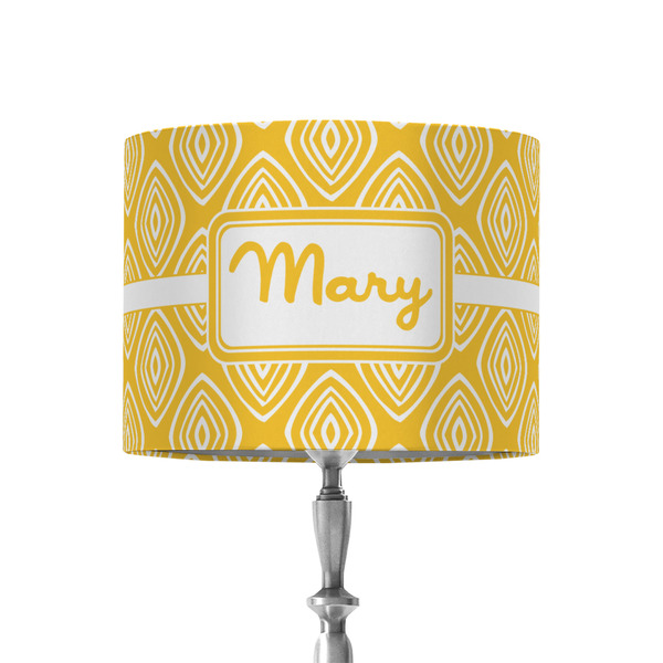 Custom Tribal Diamond 8" Drum Lamp Shade - Fabric (Personalized)