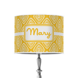 Tribal Diamond 8" Drum Lamp Shade - Poly-film (Personalized)